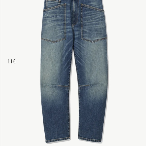 Nili Lotan Denim - Women’s Nili Lotan Blue Denim Shon Barrel Jeans